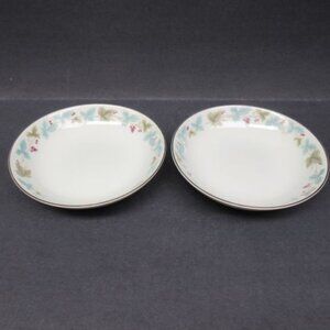 2 - Vintage Fine China Japan Number 6701 5 1/2 Inch Fruit or Berry Bowls
